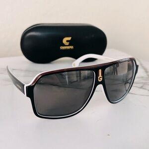 Carrera Polarized Men's Speedway/N C-Logo Aviator Sunglasses 1001/S